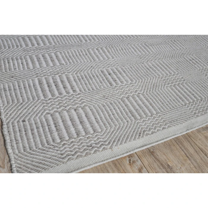 Exquisite Rugs Naples Ivory/Gray 48825X8 5ft.X8ft. Rect. Rug