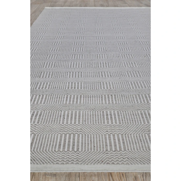 Exquisite Rugs Naples Ivory/Gray 48825X8 5ft.X8ft. Rect. Rug