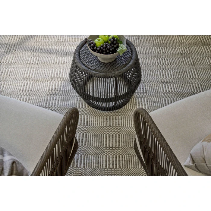 Exquisite Rugs Naples Ivory/Gray 48825X8 5ft.X8ft. Rect. Rug