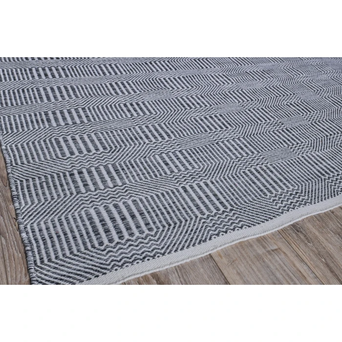Exquisite Rugs Naples Ivory/Black 48832X3 2ft.X3ft. Rect. Rug