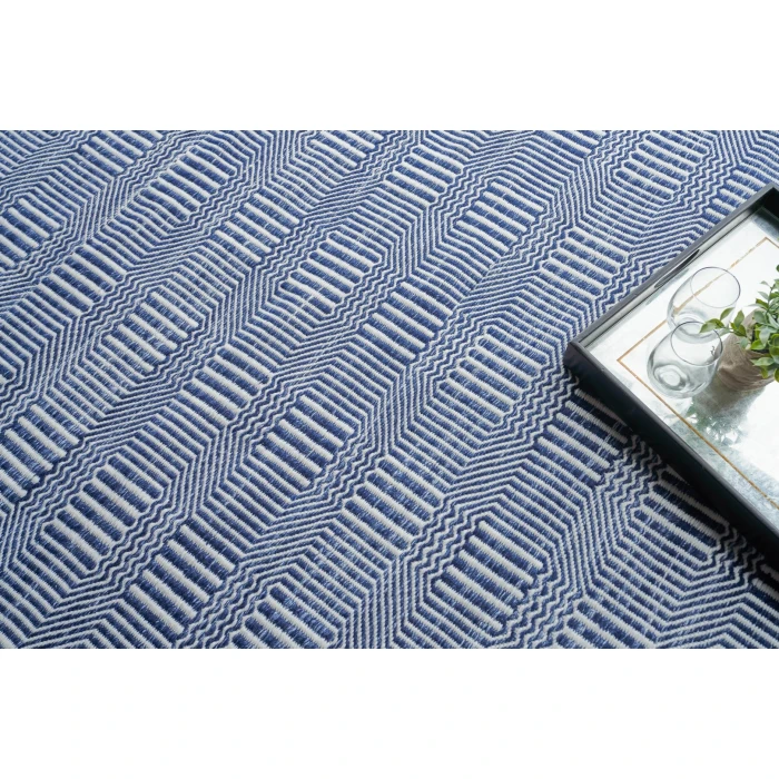 Exquisite Rugs Naples Ivory/Blue 48845X8 5ft.X8ft. Rect. Rug