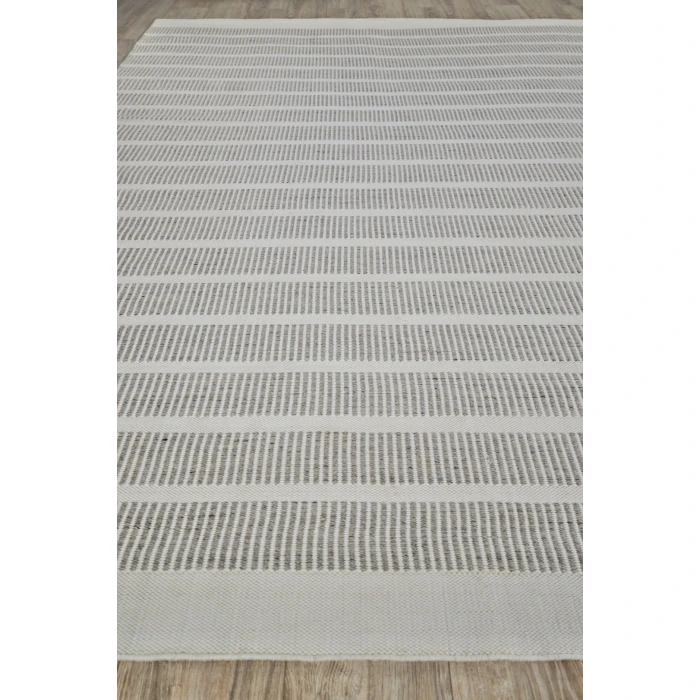 Exquisite Rugs Boca Ivory/Gray 48882X3 2ft.X3ft. Rect. Rug