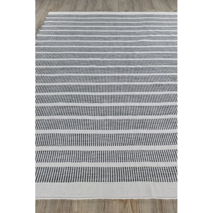 Exquisite Rugs Boca Ivory/Black 48899X12 9ft.X12ft. Rect. Rug