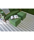 Exquisite Rugs Boca Ivory/Black 48892X3 2ft.X3ft. Rect. Rug