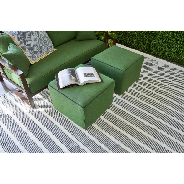 Exquisite Rugs Boca Ivory/Black 48899X12 9ft.X12ft. Rect. Rug