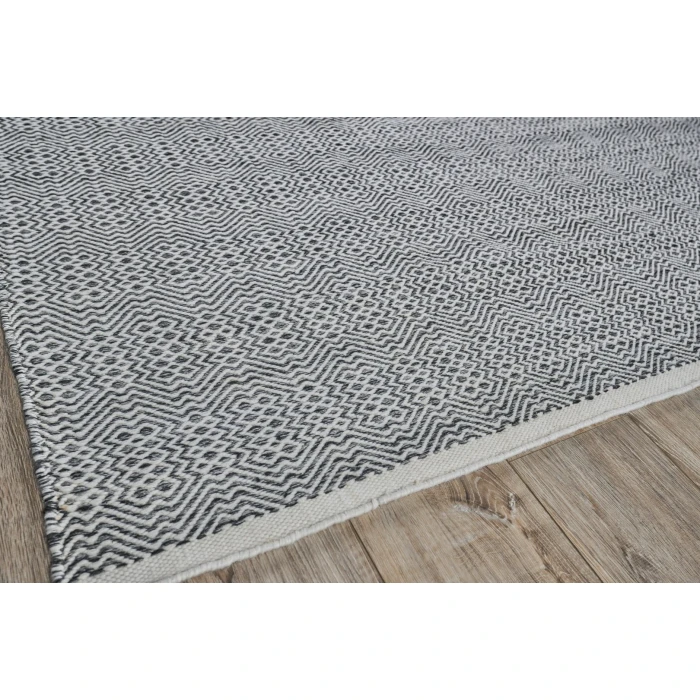 Exquisite Rugs Echo Ivory/Black 48912X3 2ft.X3ft. Rect. Rug