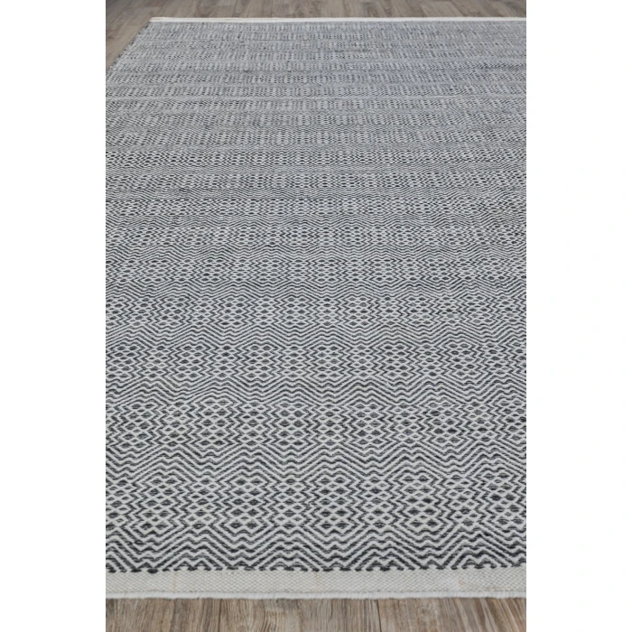 Exquisite Rugs Echo Ivory/Black 48912X3 2ft.X3ft. Rect. Rug
