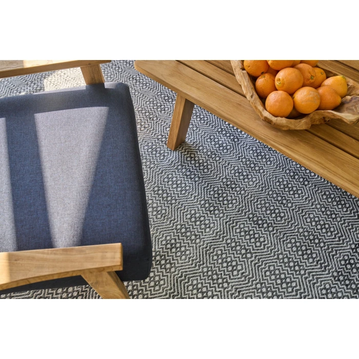 Exquisite Rugs Echo Ivory/Black 48912X3 2ft.X3ft. Rect. Rug