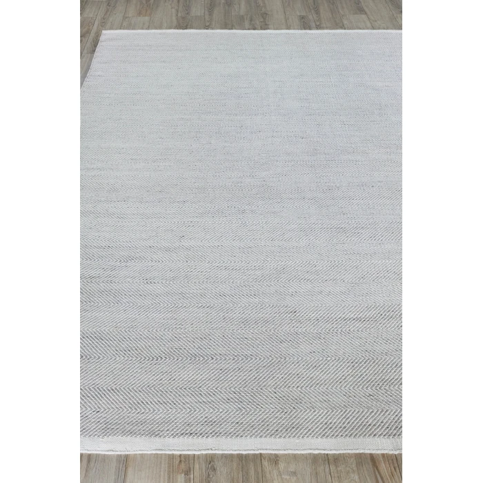 Exquisite Rugs Bintan Ivory/Silver 48962X3 2ft.X3ft. Rect. Rug
