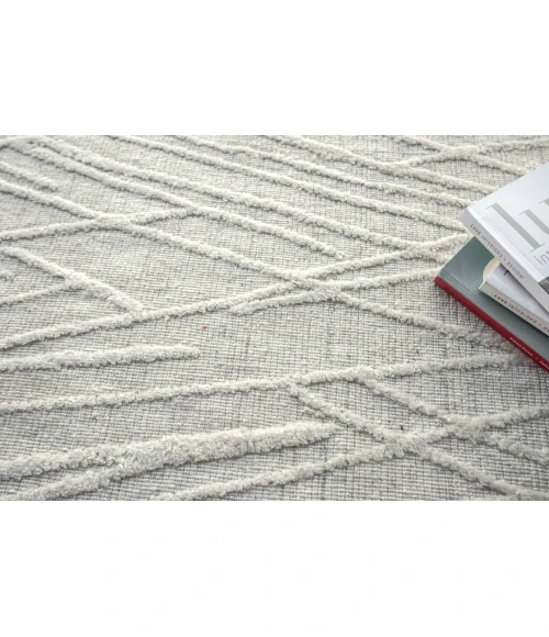 Exquisite Rugs Crescendo White 49049X12 9ft.X12ft. Rect. Rug