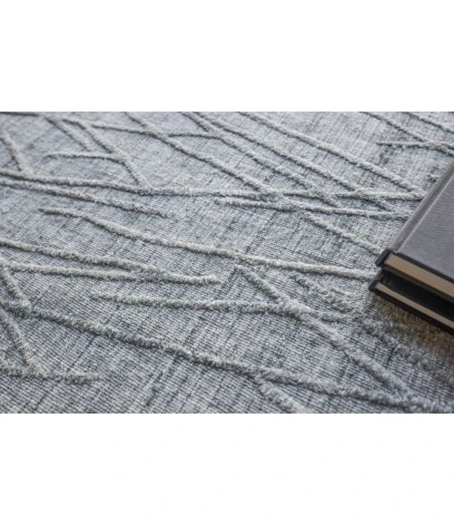 Exquisite Rugs Crescendo Charcoal Gray 49059X12 9ft.X12ft. Rect. Rug