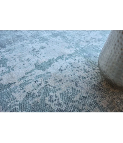 Exquisite Rugs Laguna Blue/Multi 495210X10 SQUARE 10ft.X10ft. SQUARE Square Rug