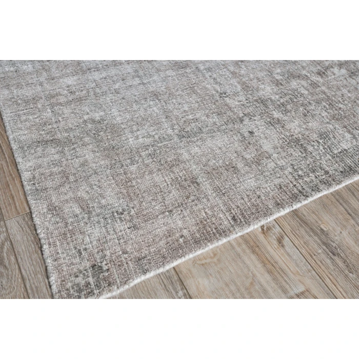 Exquisite Rugs Stone Wash Gazni Silver/Taupe 49701X16 1ft.X1ft.6in. Rect. Rug