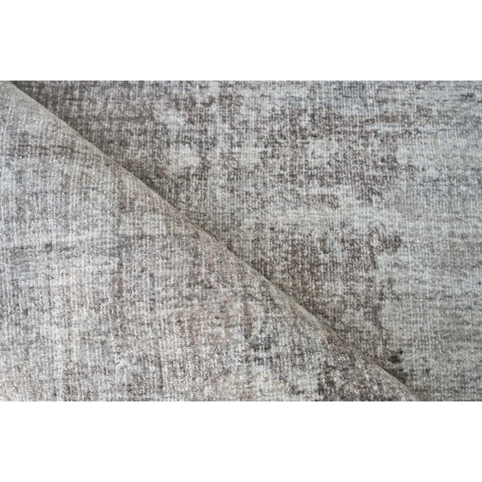 Exquisite Rugs Stone Wash Gazni Silver/Taupe 49701X16 1ft.X1ft.6in. Rect. Rug