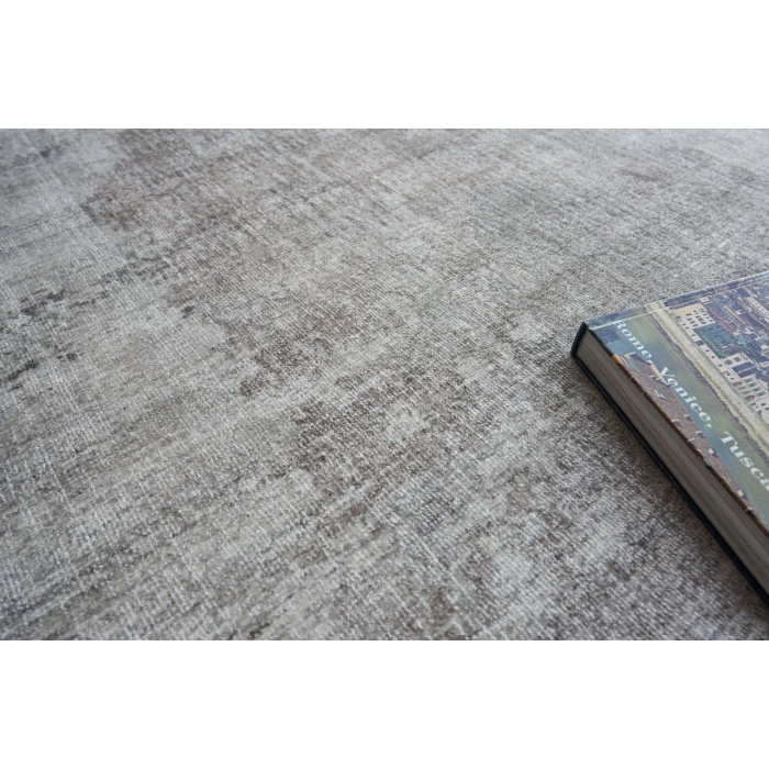 Exquisite Rugs Stone Wash Gazni Silver/Taupe 49701X16 1ft.X1ft.6in. Rect. Rug