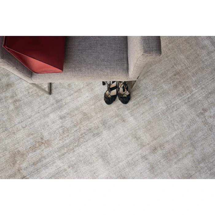 Exquisite Rugs Stone Wash Gazni Terracota/Silver 49731X16 1ft.X1ft.6in. Rect. Rug