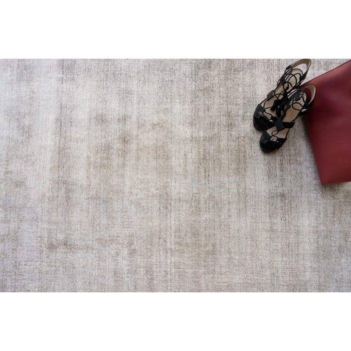 Exquisite Rugs Stone Wash Gazni Terracota/Silver 49731X16 1ft.X1ft.6in. Rect. Rug