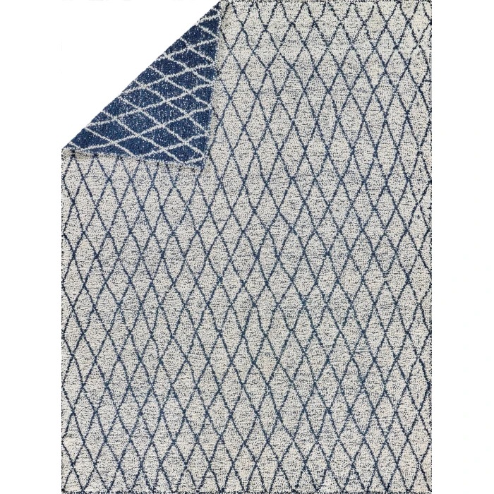 Exquisite Rugs Giorgio Navy/Ivory 49952X3 2ft.X3ft. Rect. Rug
