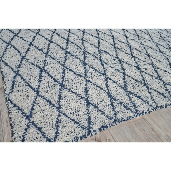 Exquisite Rugs Giorgio Navy/Ivory 49952X3 2ft.X3ft. Rect. Rug