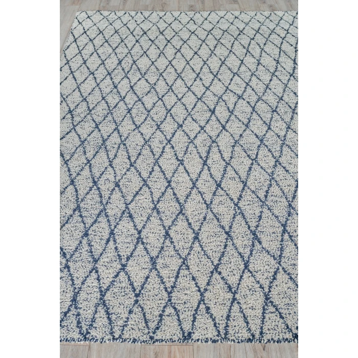 Exquisite Rugs Giorgio Navy/Ivory 49952X3 2ft.X3ft. Rect. Rug
