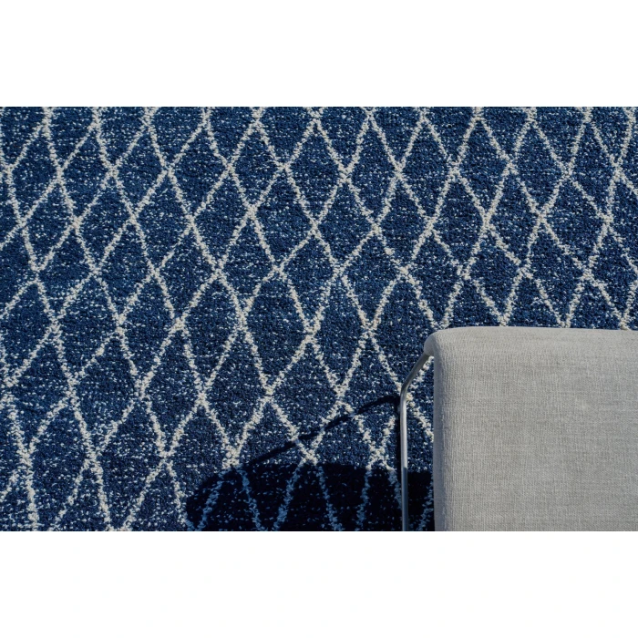 Exquisite Rugs Giorgio Navy/Ivory 49952X3 2ft.X3ft. Rect. Rug