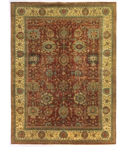 Exquisite Rugs Fine Serapi Rust/Light Gold 50198X10 8ft.X10ft. Rect. Rug