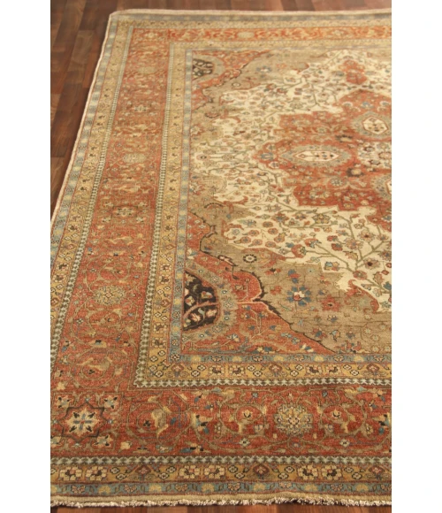 Exquisite Rugs Fine Serapi Ivory/Rust 50228X10 8ft.X10ft. Rect. Rug