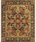 Exquisite Rugs Antique Weave Serapi Rust/Navy/Gold 50246X9 6ft.X9ft. Rect. Rug