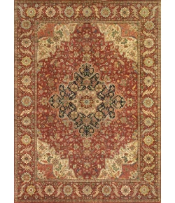 Exquisite Rugs Fine Serapi Rust/Ivory 50561X16 1ft.X1ft.6in. Rect. Rug