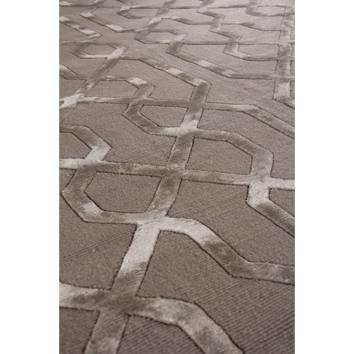 Exquisite Rugs Metro Velvet Silver 505712X15 12ft.X15ft. Rect. Rug