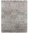 Exquisite Rugs Antique'd Silk Ivory/Silver 50666X9 6ft.X9ft. Rect. Rug