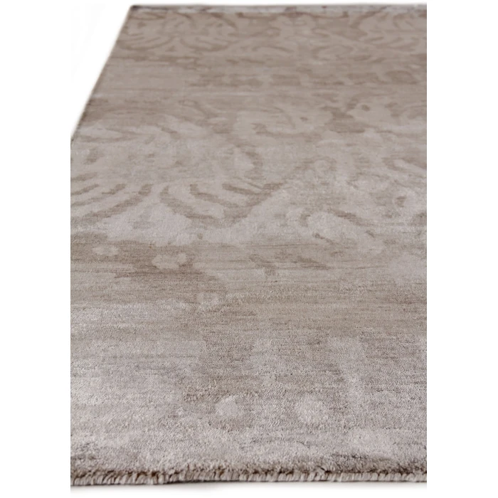 Exquisite Rugs Antique'd Silk Ivory/Silver 50666X9 6ft.X9ft. Rect. Rug
