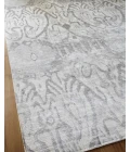 Exquisite Rugs Antique'd Silk Ivory/Silver 50666X9 6ft.X9ft. Rect. Rug