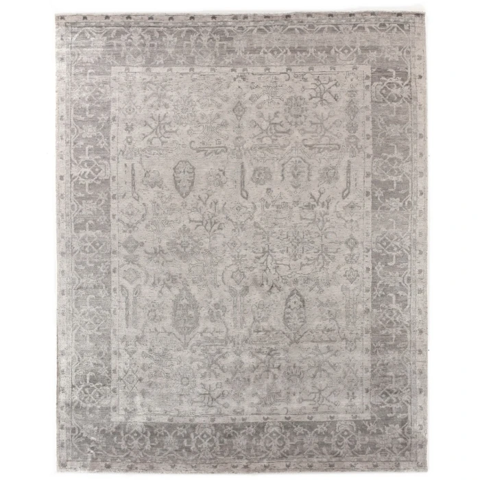 Exquisite Rugs Antique'd Silk Ivory/Silver 506710X14 10ft.X14ft. Rect. Rug
