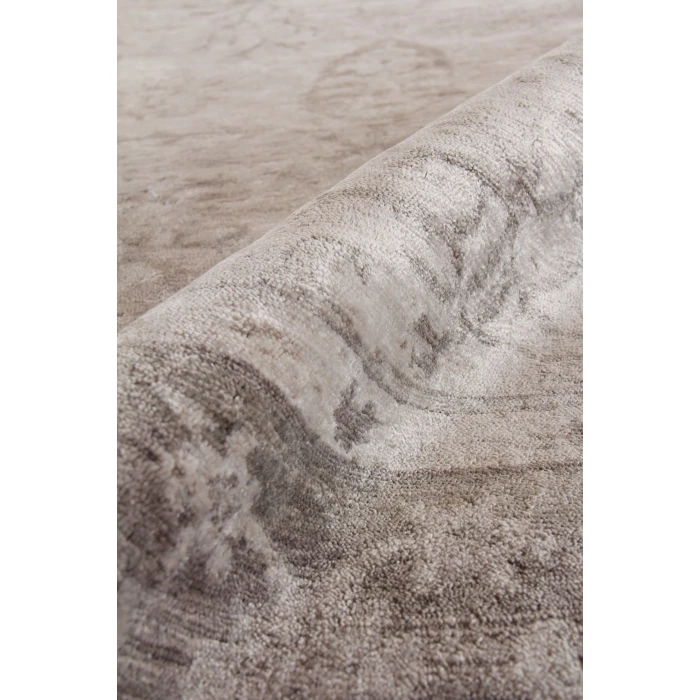Exquisite Rugs Antique'd Silk Ivory/Silver 506710X14 10ft.X14ft. Rect. Rug