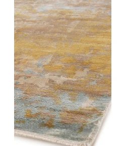 Exquisite Rugs Carrera Blue/Gold 50731X16 1ft.X1ft.6in. Rect. Rug