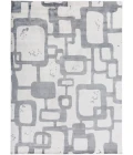 Exquisite Rugs Koda Ivory/Light Blue/Silver 51791X16 1ft.X1ft.6in. Rect. Rug