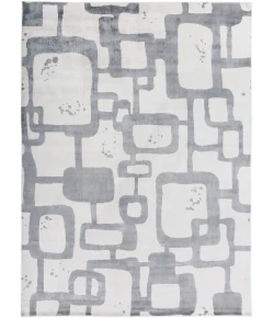 Exquisite Rugs Koda Ivory/Light Blue/Silver 51791X16 1ft.X1ft.6in. Rect. Rug