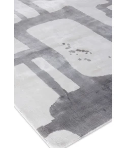 Exquisite Rugs Koda Ivory/Light Blue/Silver 51791X16 1ft.X1ft.6in. Rect. Rug