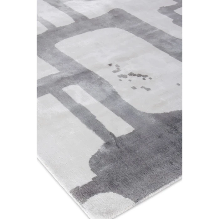 Exquisite Rugs Koda Ivory/Light Blue/Silver 51791X16 1ft.X1ft.6in. Rect. Rug
