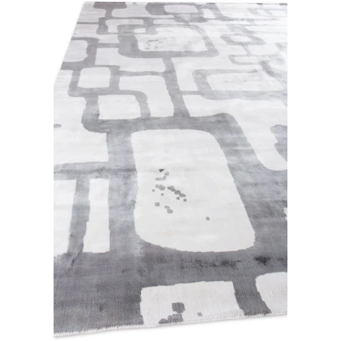 Exquisite Rugs Koda Ivory/Light Blue/Silver 51791X16 1ft.X1ft.6in. Rect. Rug