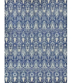 Exquisite Rugs Sarasota Navy/Gray 52511X16 1ft.X1ft.6in. Rect. Rug