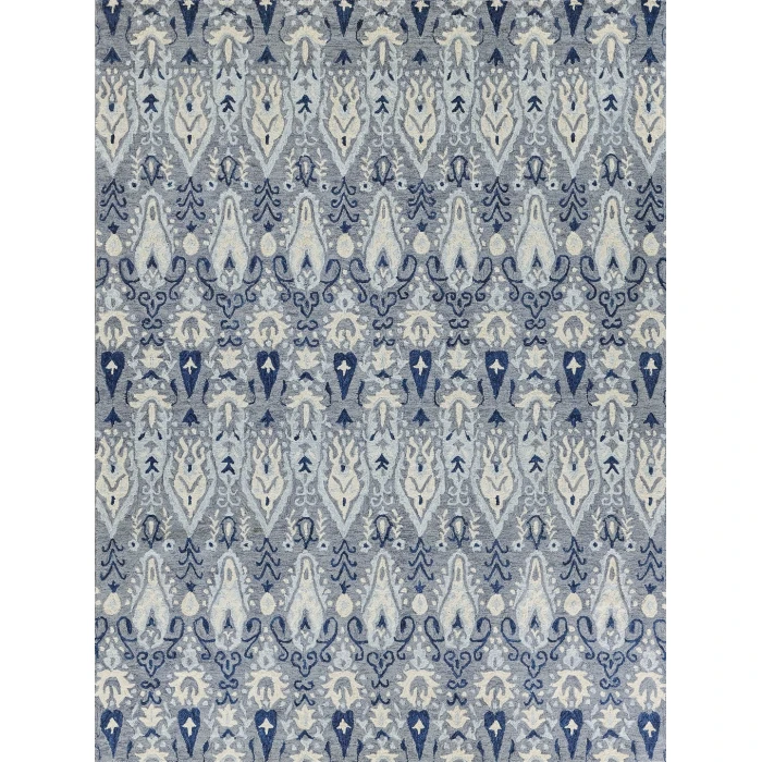 Exquisite Rugs Sarasota Gray/Light Blue 52528X10 8ft.X10ft. Rect. Rug