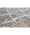Exquisite Rugs Tahoe Gray/Ivory 53141X16 1ft.X1ft.6in. Rect. Rug