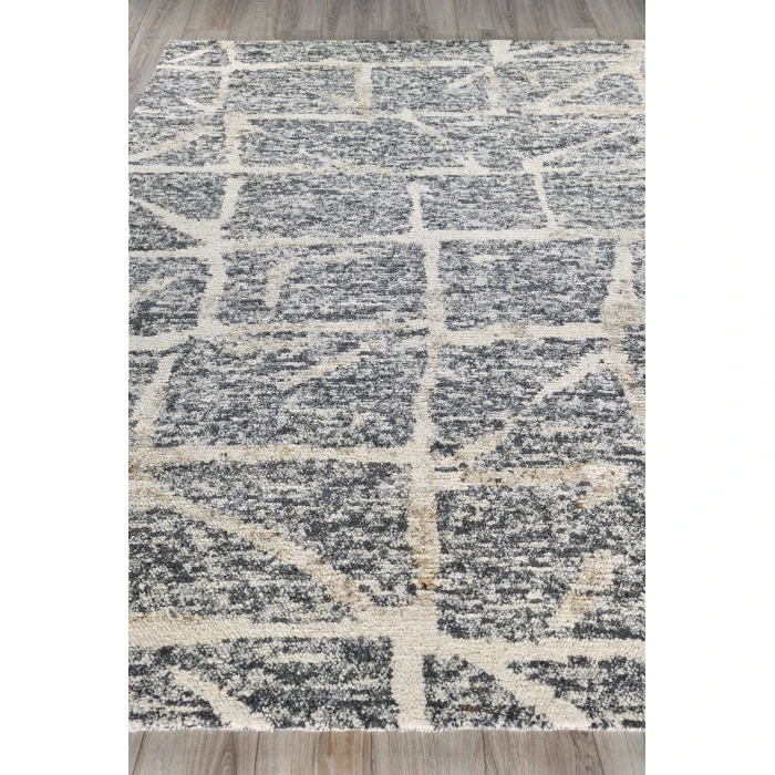 Exquisite Rugs Tahoe Gray/Ivory 53141X16 1ft.X1ft.6in. Rect. Rug
