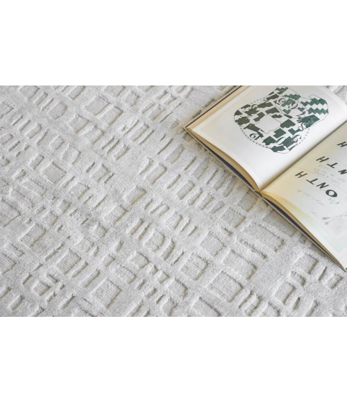 Exquisite Rugs Crescendo White 53234x6 4ft.x6ft. Rect. Rug