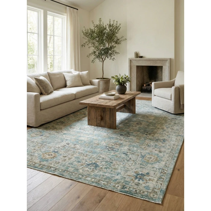 Exquisite Rugs Kensington Blue 53398X10 8ft.X10ft. Rect. Rug