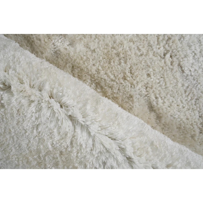 Exquisite Rugs Sumo Shag White 53411X16 1ft.X1ft.6in. Rect. Rug