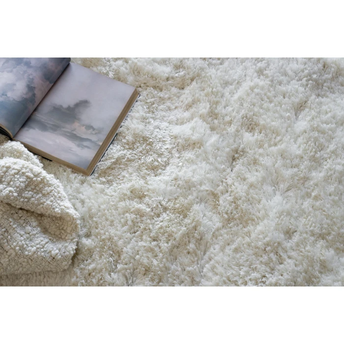 Exquisite Rugs Sumo Shag White 53411X16 1ft.X1ft.6in. Rect. Rug