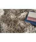 Exquisite Rugs Sumo Shag Taupe 53421X16 1ft.X1ft.6in. Rect. Rug